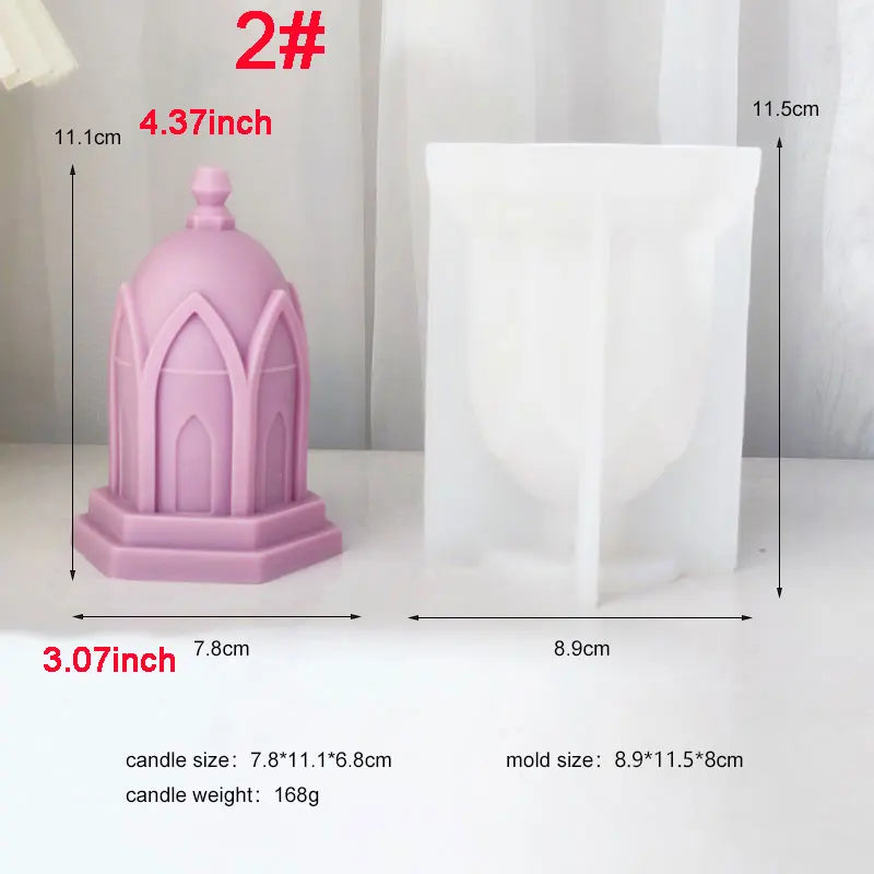 Architectural Dome Candle Mould