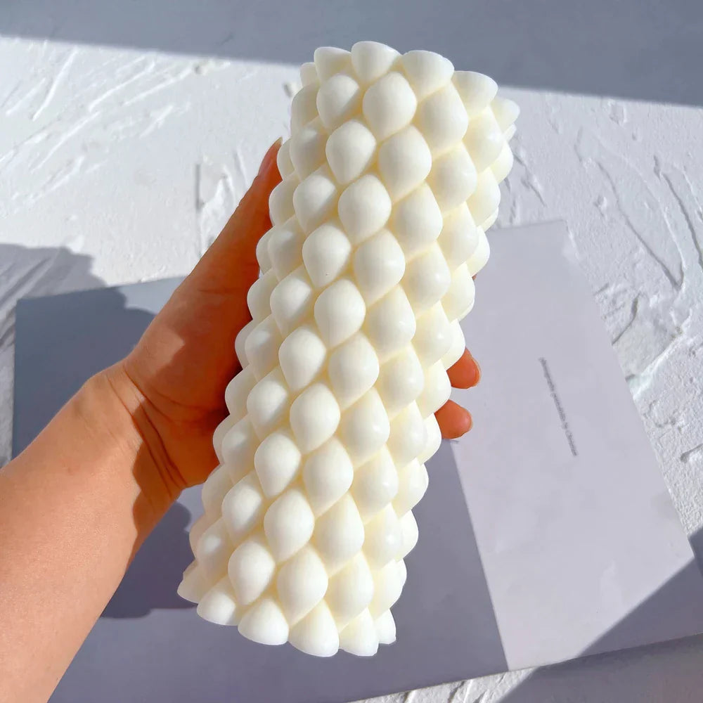 Raindrop Buuble Pillar Candle Mould