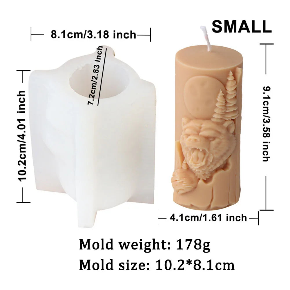Bear Paw Candle Mould