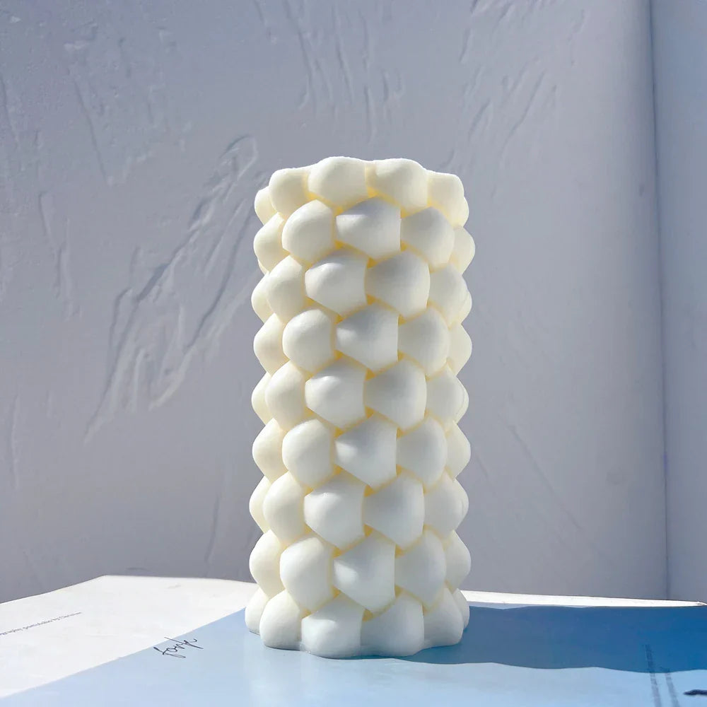 Aesthetic Bubble Pillar Candle Mould