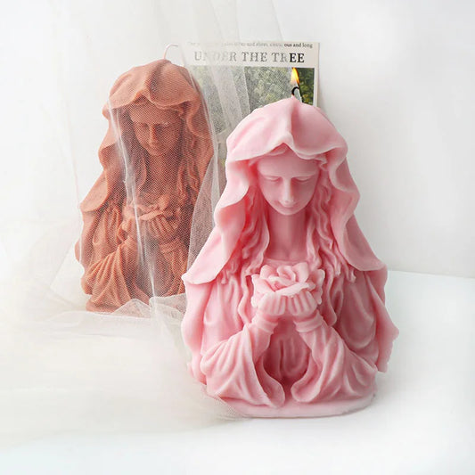 Madonna of the bouquet Candle Silicone Mould