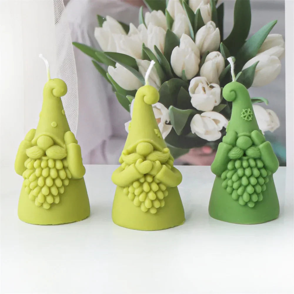 Christmas Santa Claus Candle Silicone Mould - 8 Styles