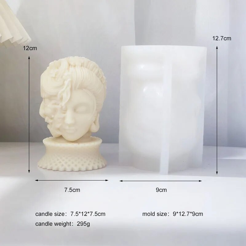 Woman Demon Candle Mould