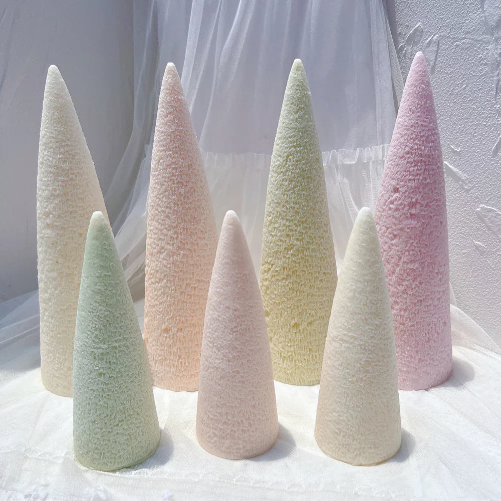 27CM Cone Christmas Tree Silicone Candle Mould