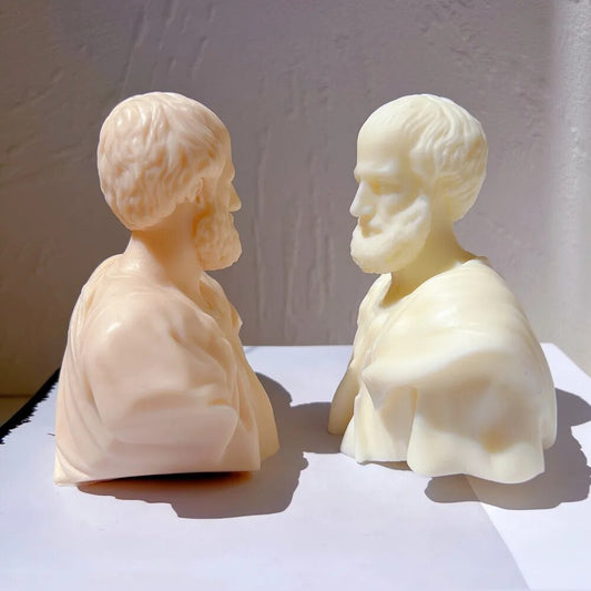 Ancient Greek philosopher Aristotle Candle Mould
