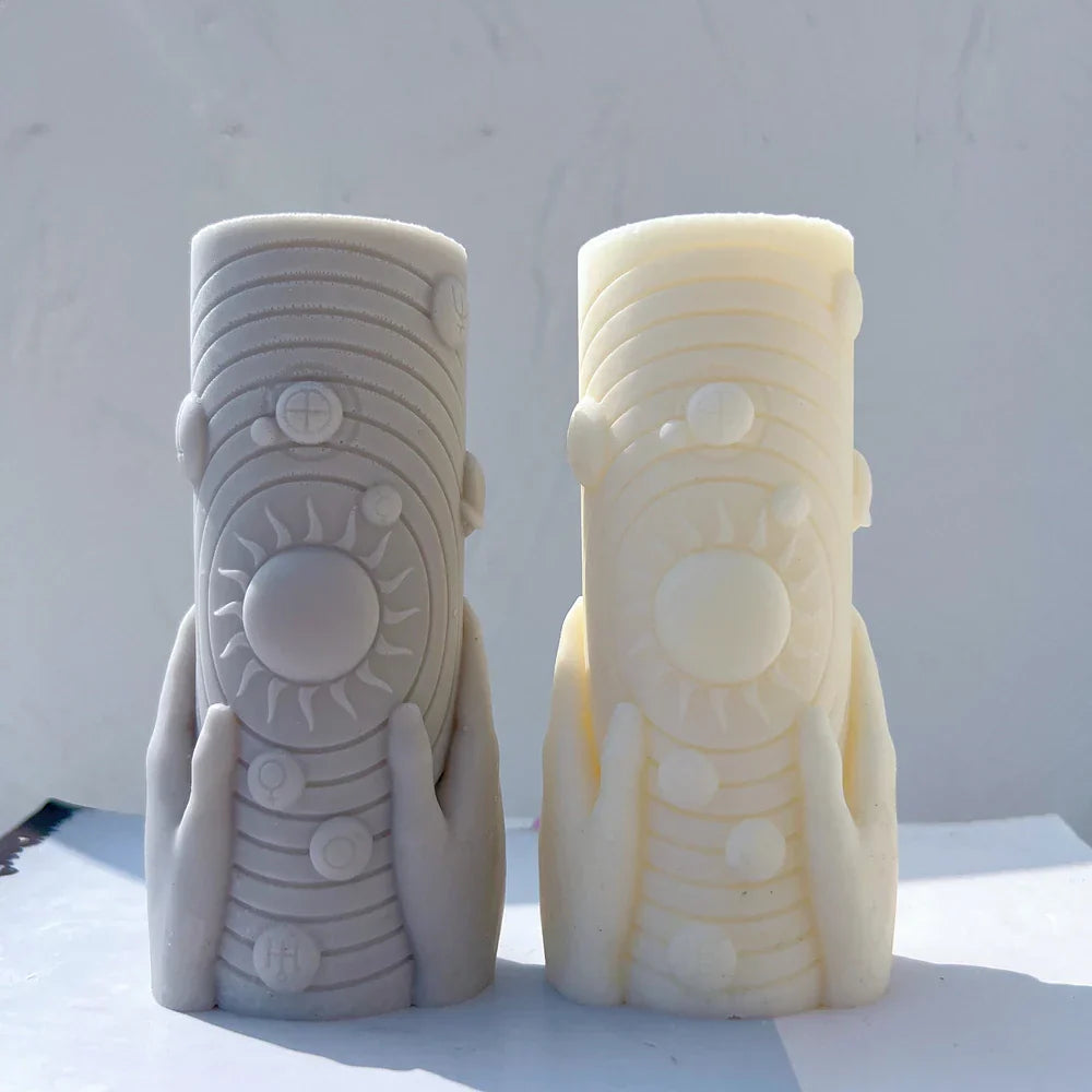 Solar System Candle Moulds: Astrological Home Decor Symbols