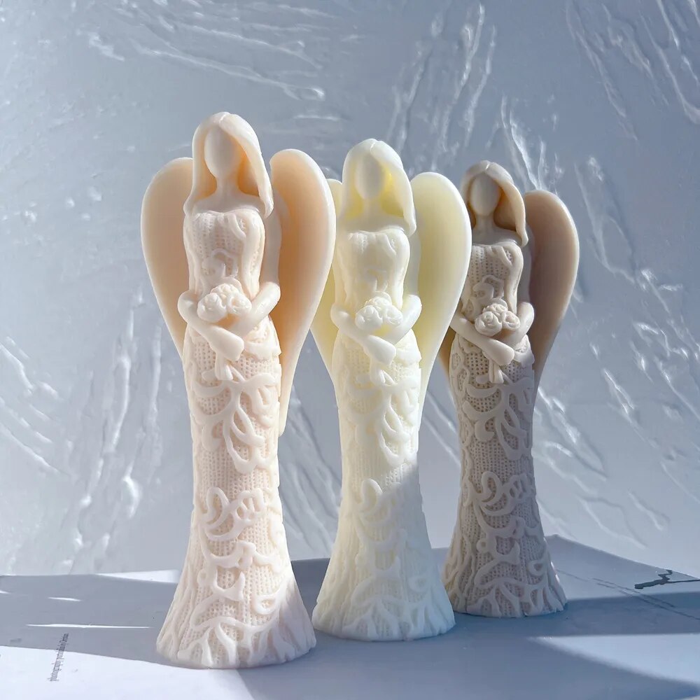 Lady Angel Candle Silicone Mould