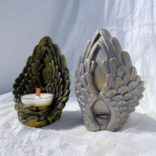 Angel Wings Tea Light Candle Holder Silicone Candle Mould