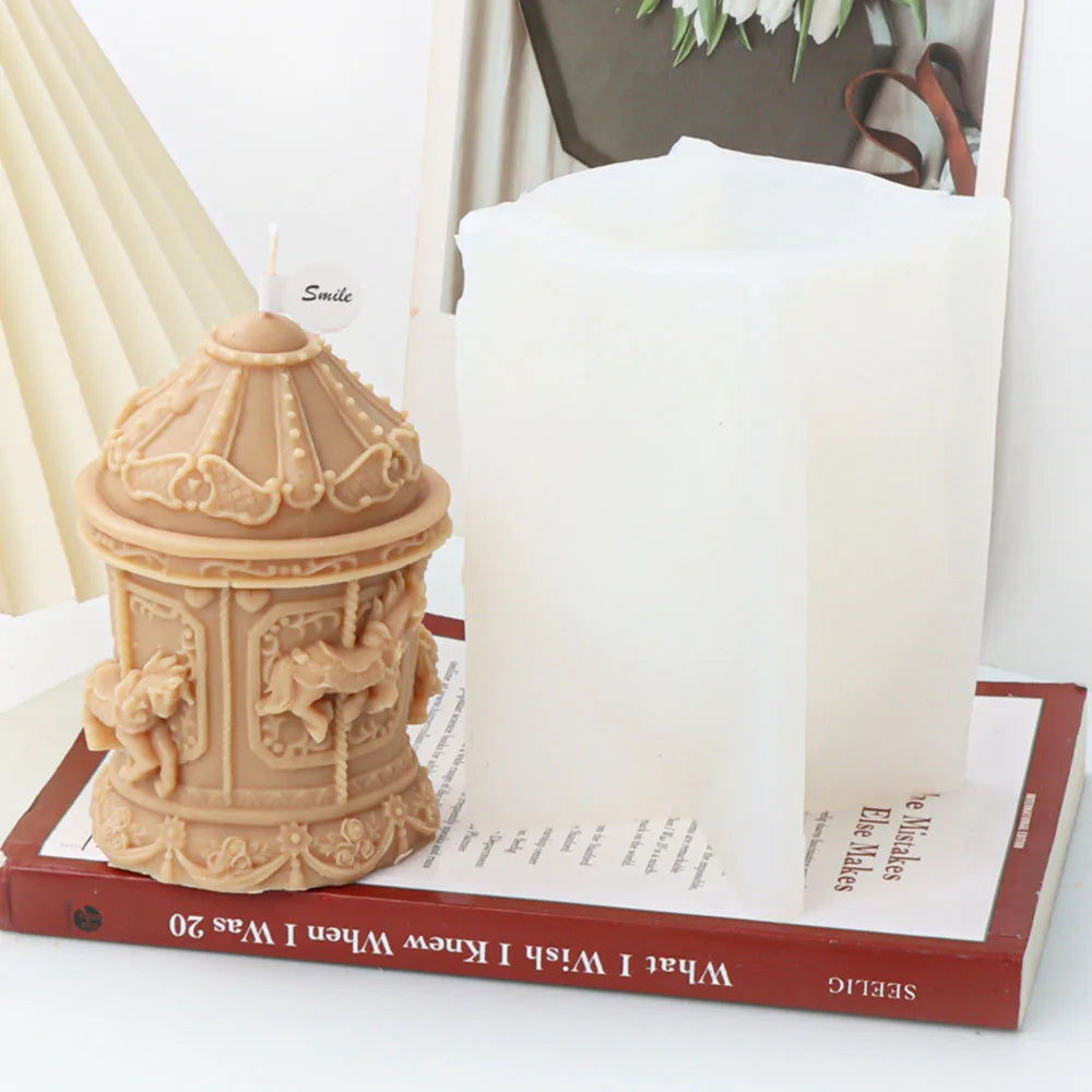 Carousel Silicone Candle Mould