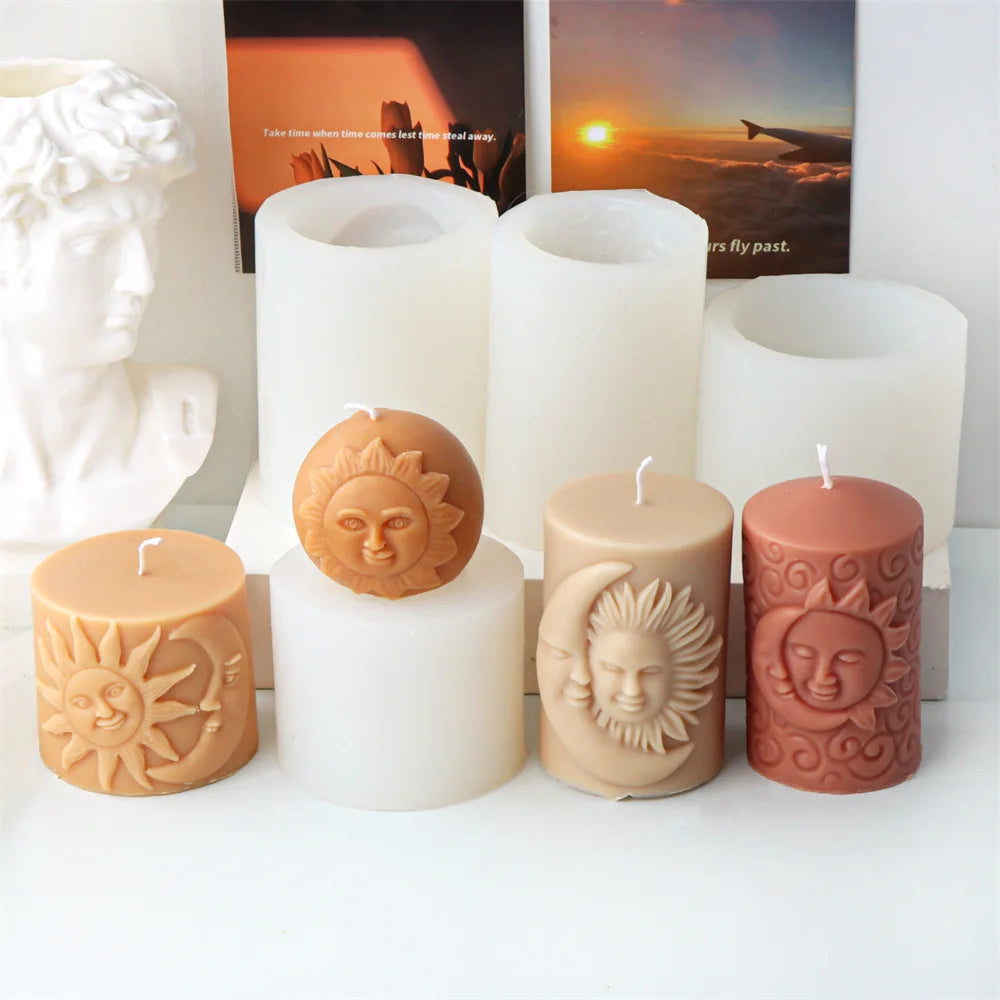 DIY Sun and Moon Candle Mould