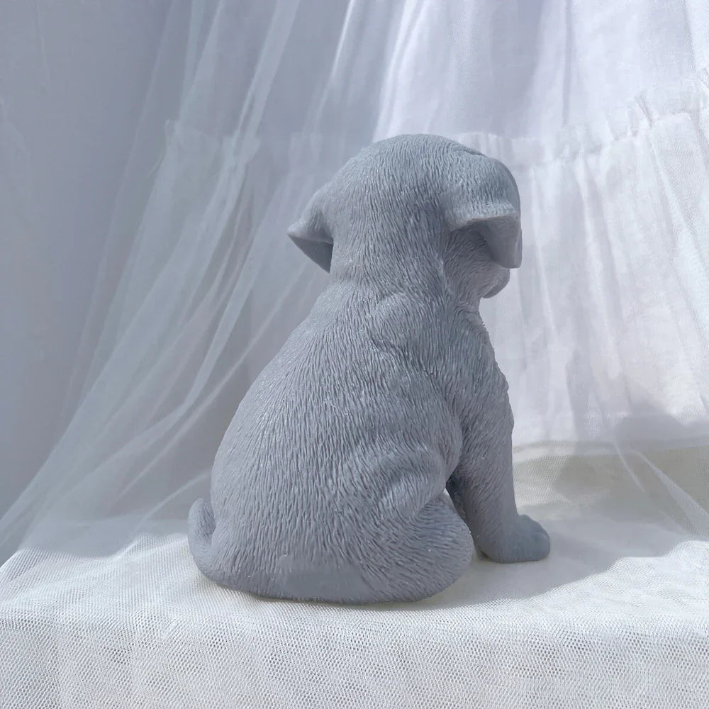 Labrador Puppy Dog Candle Mould