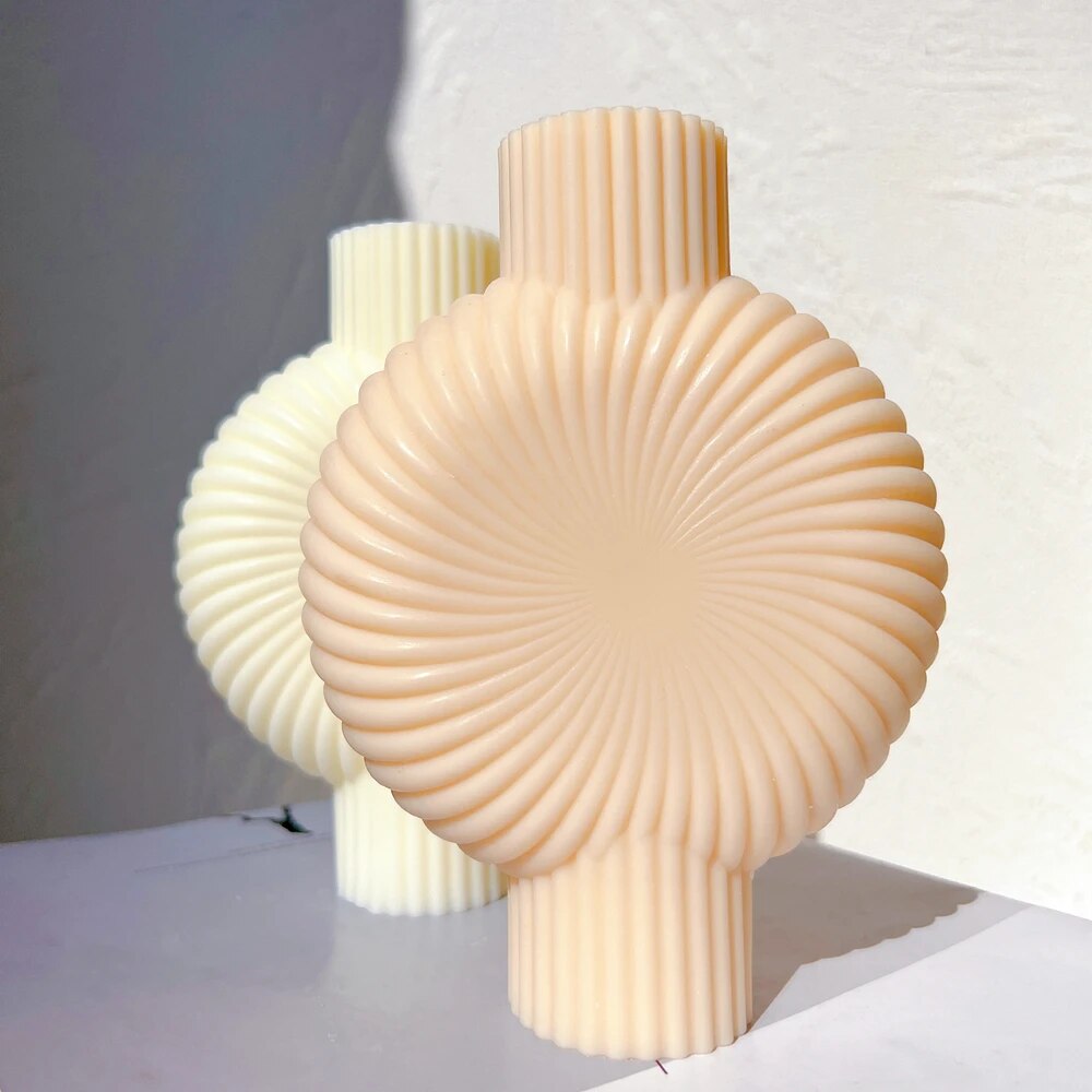 Swirl Vase Candle Mould