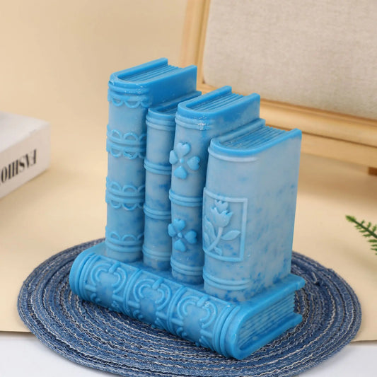 Bookstack Slicone Candle Mould