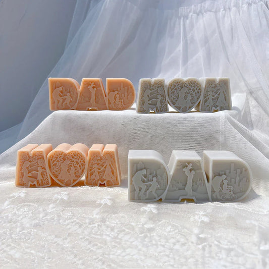 DAD & MOM Candle Mould