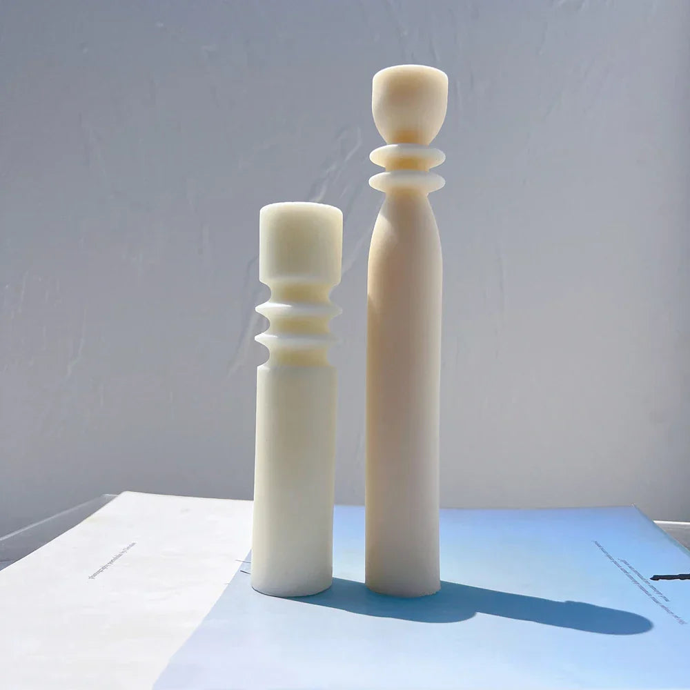 3 Shapes Taper Candle Mould