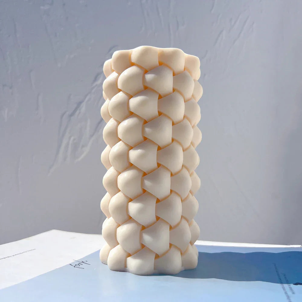 Aesthetic Bubble Pillar Candle Mould