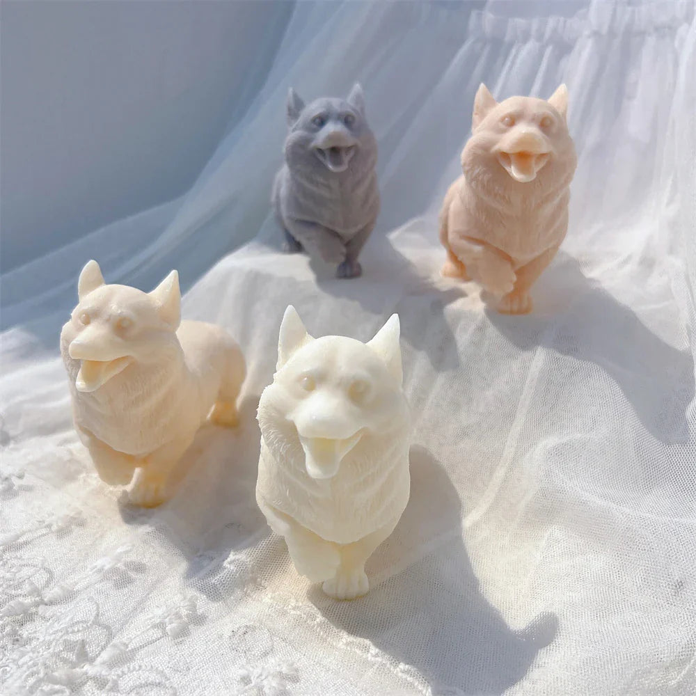 Welsh Corgi Pembroke Dog Candle Mould