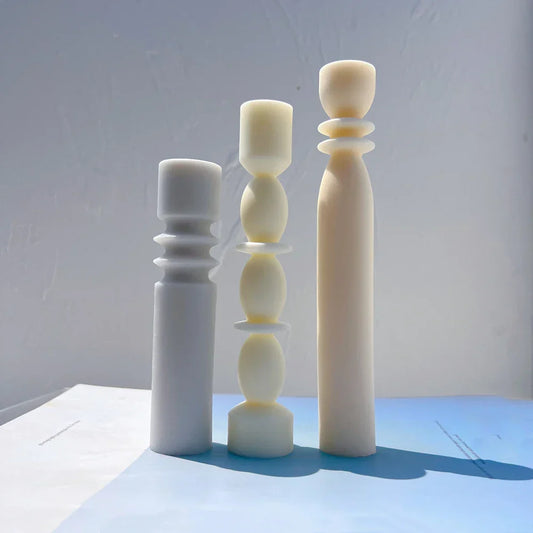 3 Shapes Taper Candle Mould