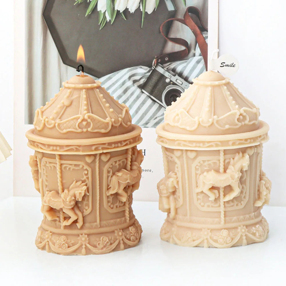 Carousel Silicone Candle Mould