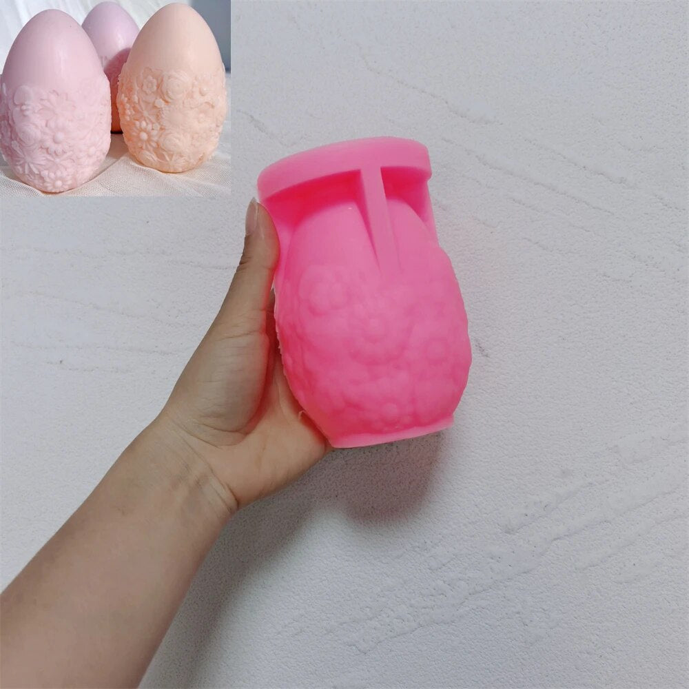 Floral Butterfly Egg Candle Mould