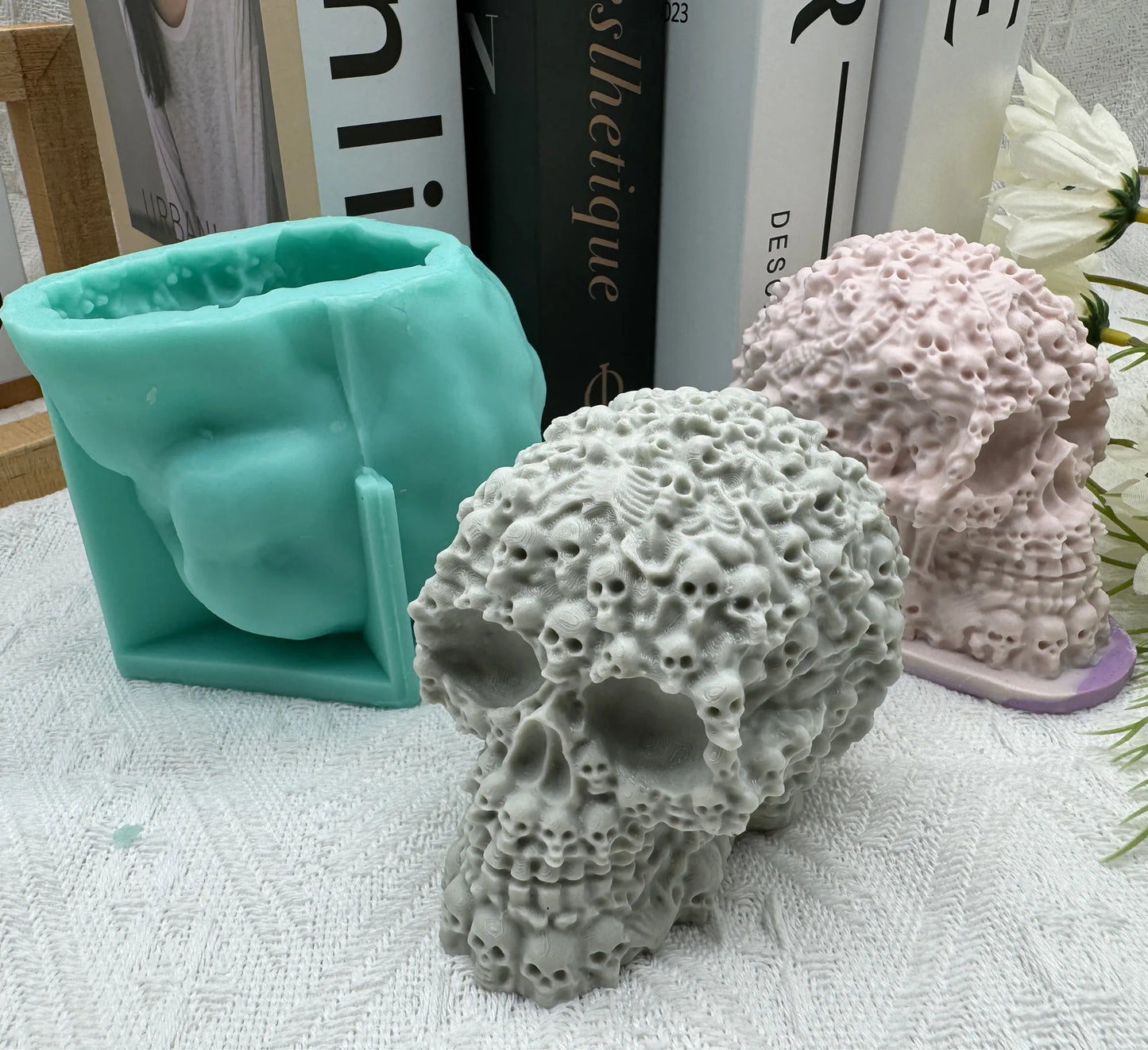 Skull of Skulls Silicone Candle Mould