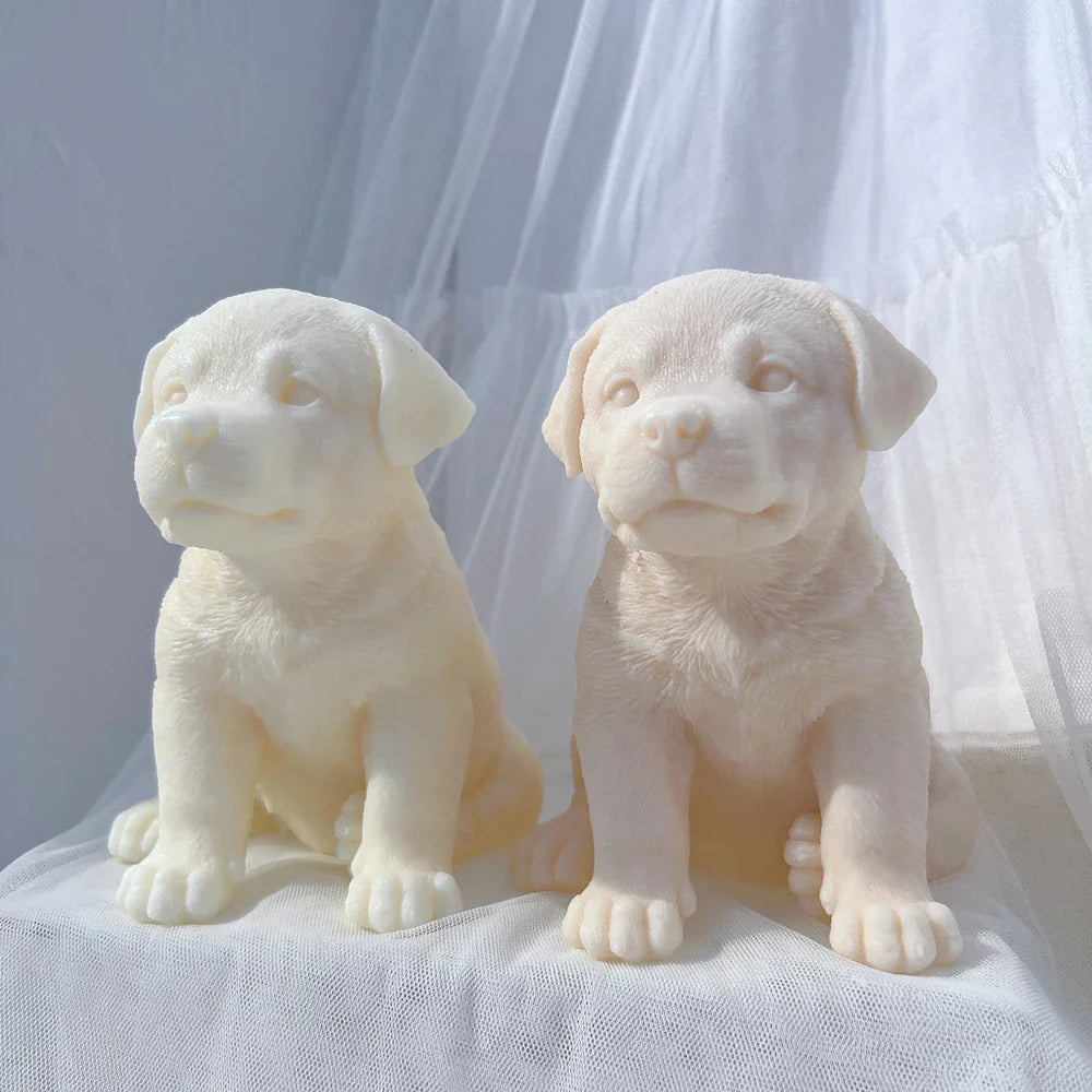 Rottweiler Puppy Dog Candle Mould