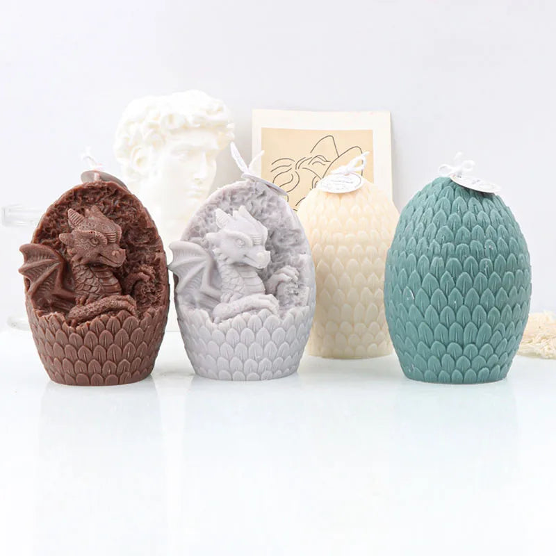 Dragon Egg Candle Silicone Mould