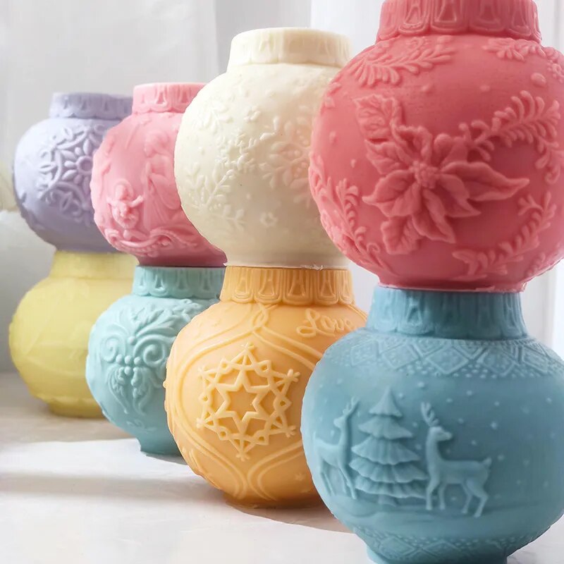 Christmas Bauble Candle Mould