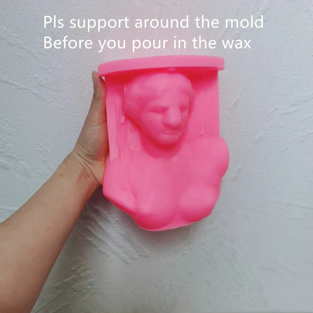 Ancient Goddess Statue Candle Mould