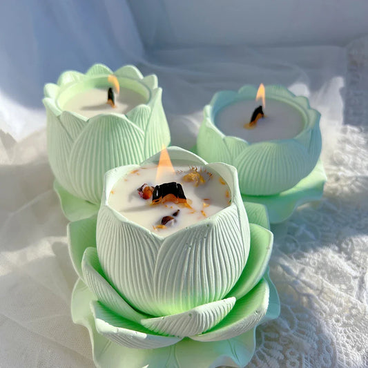 Lotus Tea Light Holder Silicone Mould