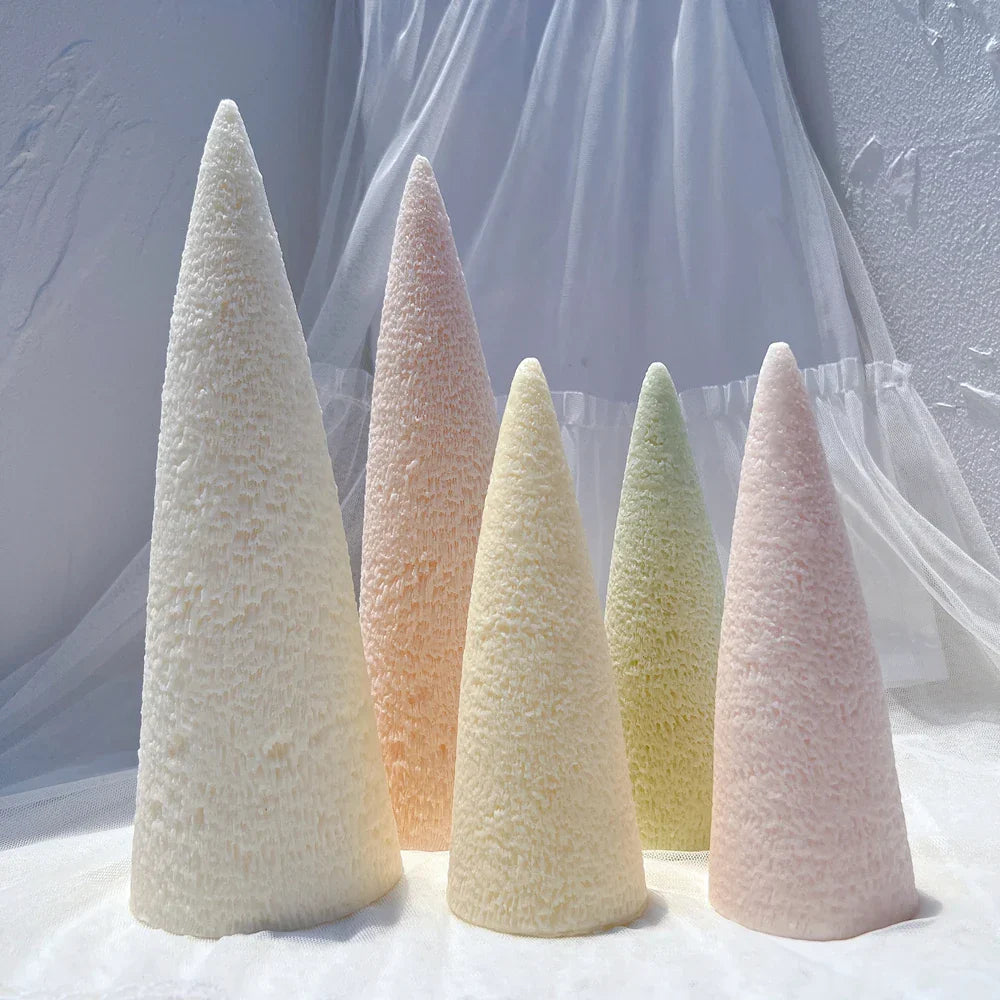 27CM Cone Christmas Tree Silicone Candle Mould