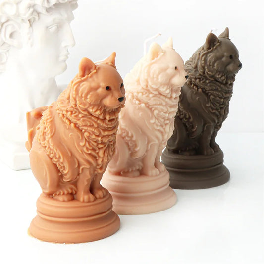 Adorable Ragdoll Cat Candle Mould