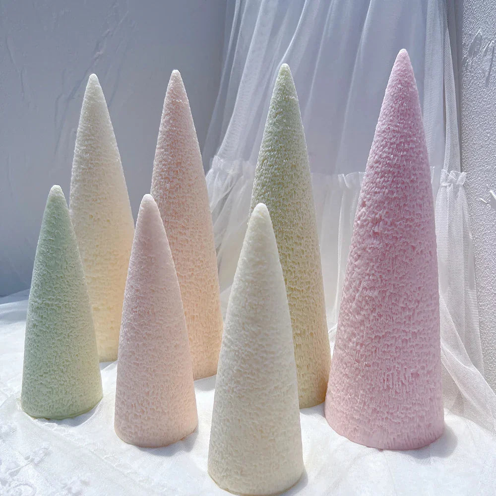 27CM Cone Christmas Tree Silicone Candle Mould