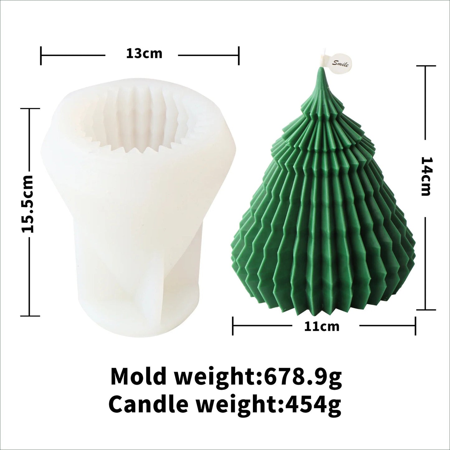 New Christmas Tree Candle Moulds