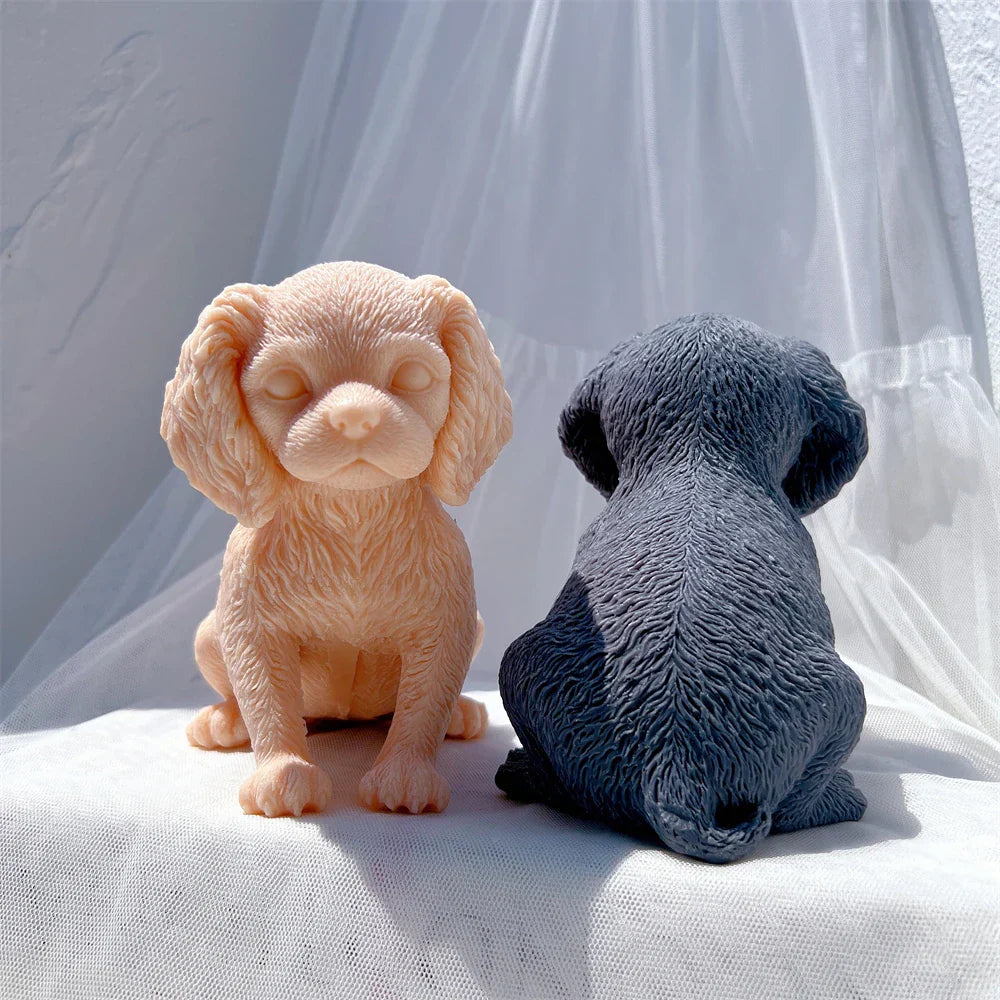 Cavalier King Charles Spaniel Dog Candle Mould