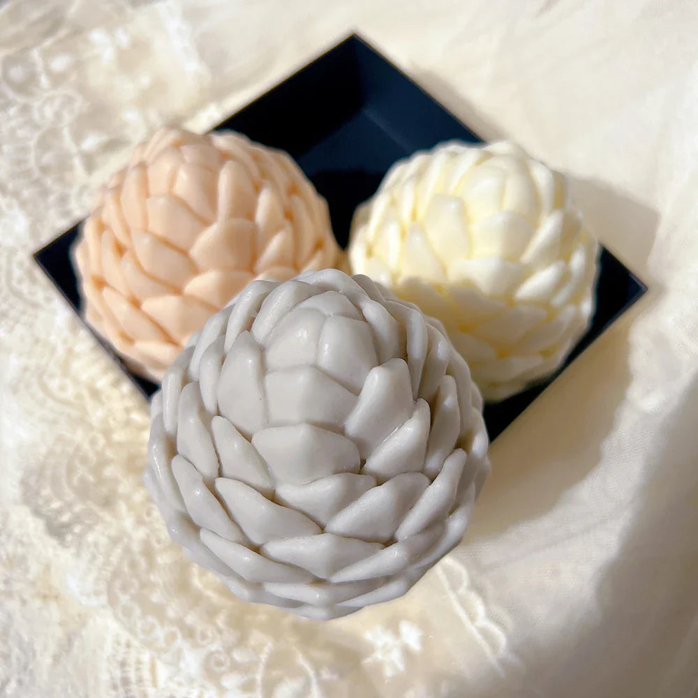 Christmas Pine Cone Silicone Candle Mould - DIY Handmade