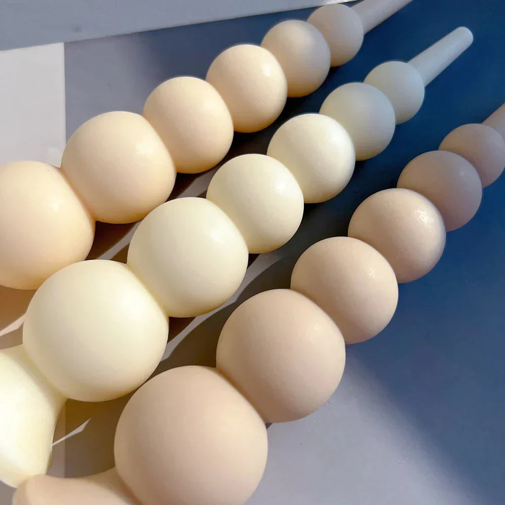 Geometric Balls Pillar Candle Moulds
