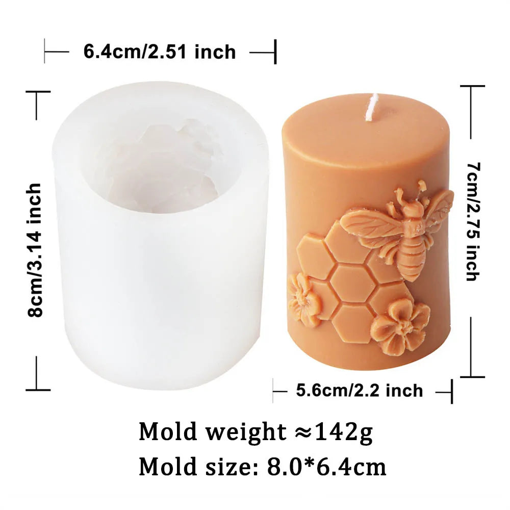 DIY Honeycomb Flower Candle Mould
