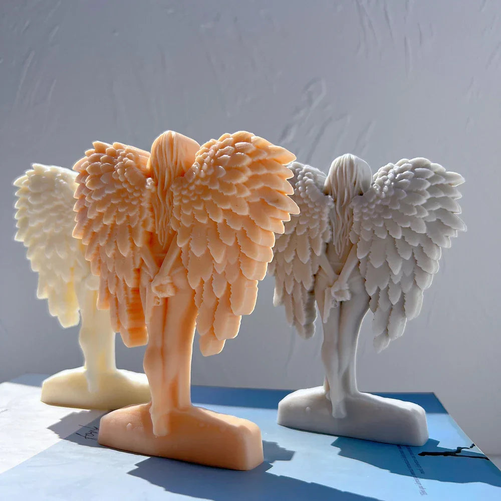 Fearless Guardian Angel Candle Silicone Mould