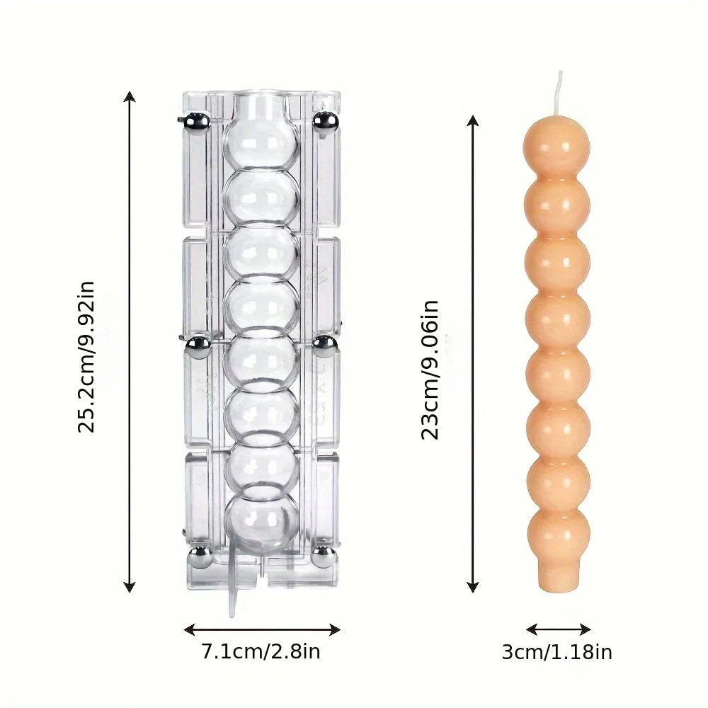 Bubble Pillar Acrylic Moulds for Candle