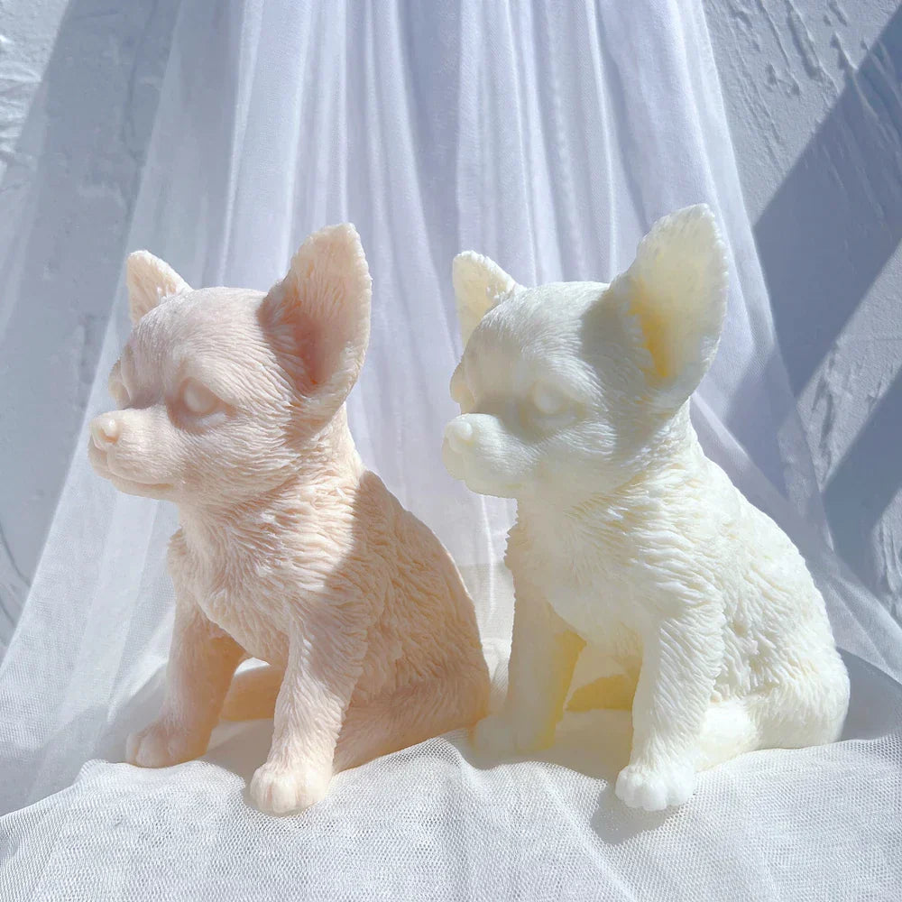 Chihuahua Puppy Candle Mould