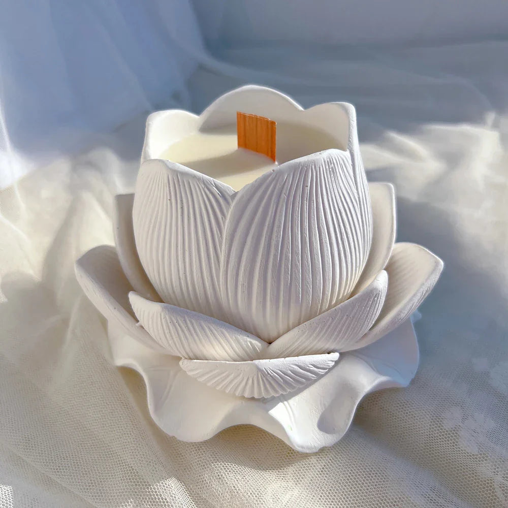 Lotus Tea Light Holder Silicone Mould