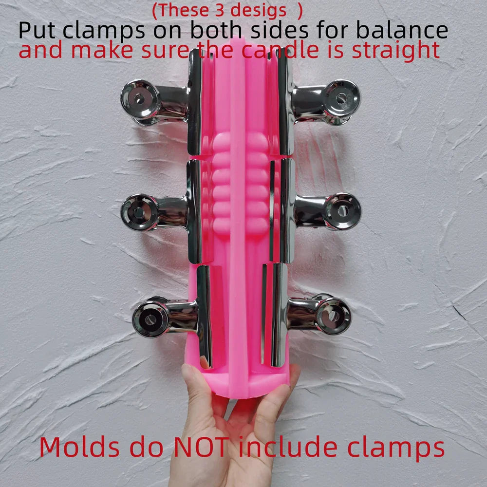 24CM Tall Taper Spiral Candle Mould