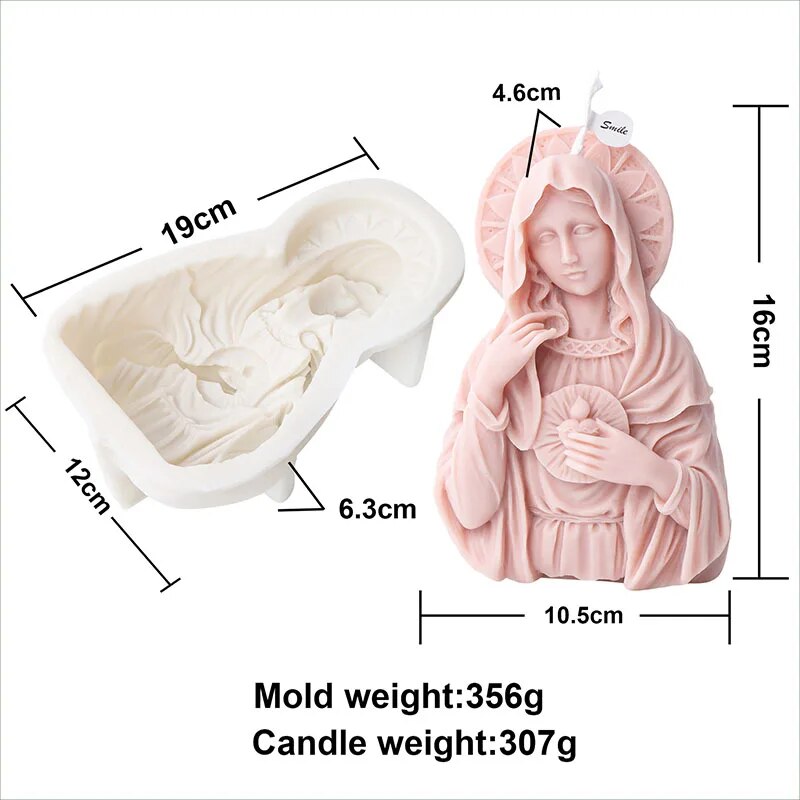 Jesus Family Candle Mould