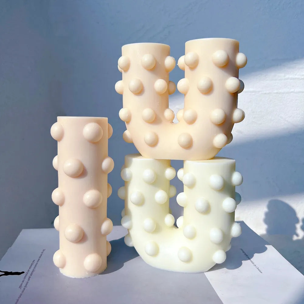 Geometric Shapes Candle Moulds