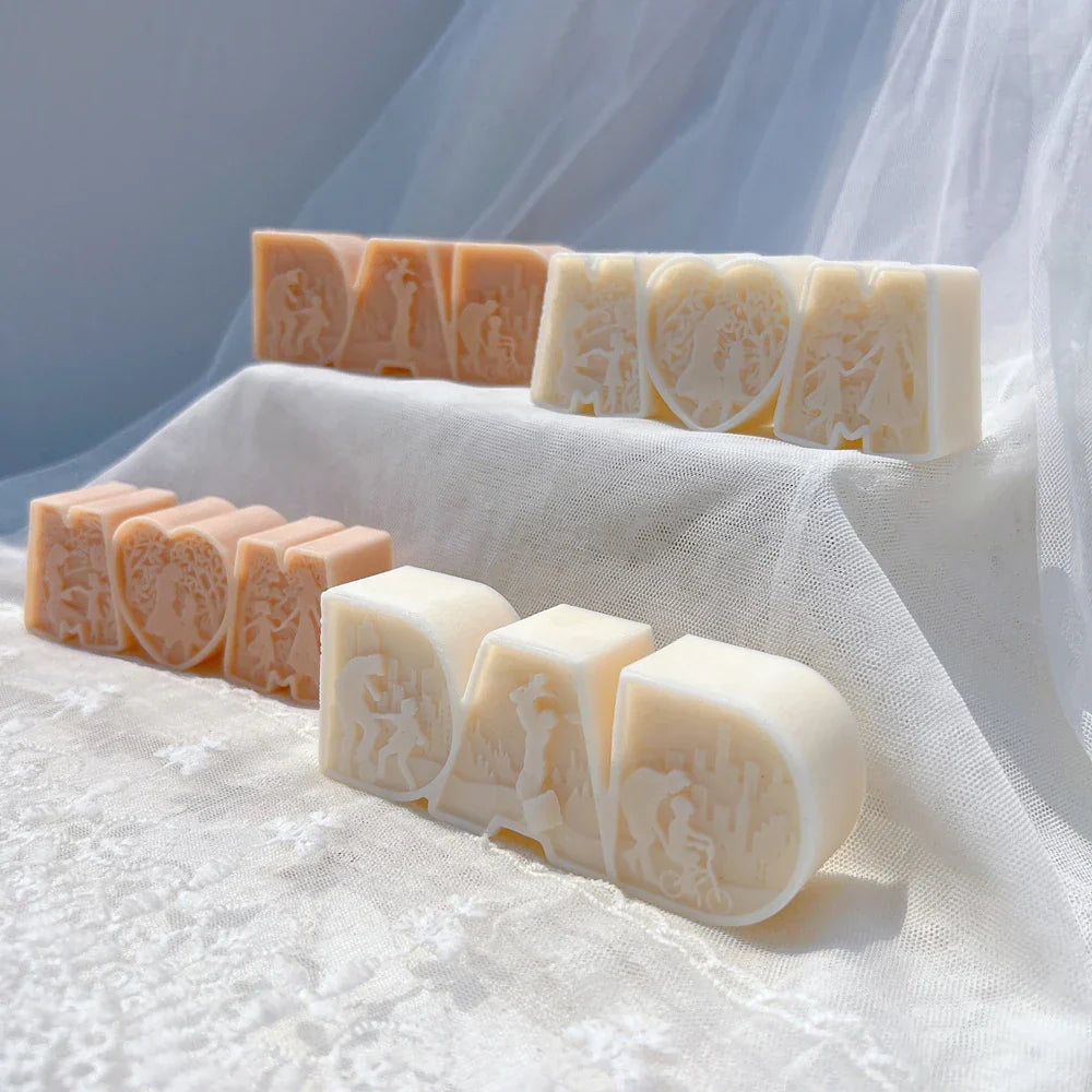 DAD & MOM Candle Mould