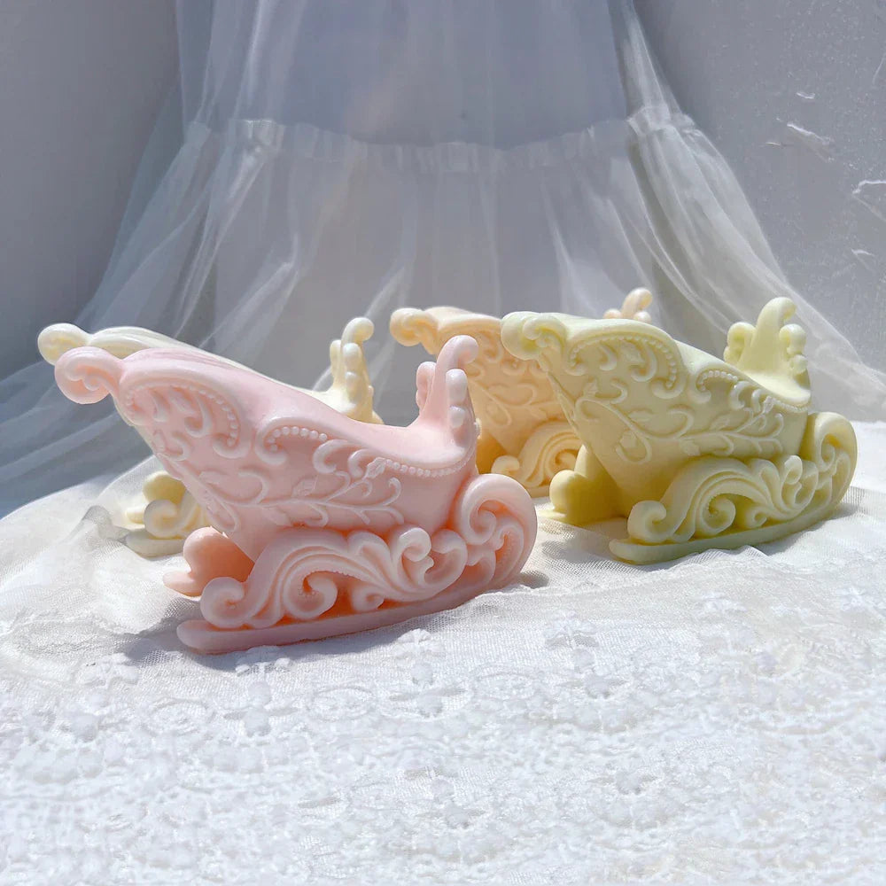 Christmas Sleigh Silicone Candle Mould