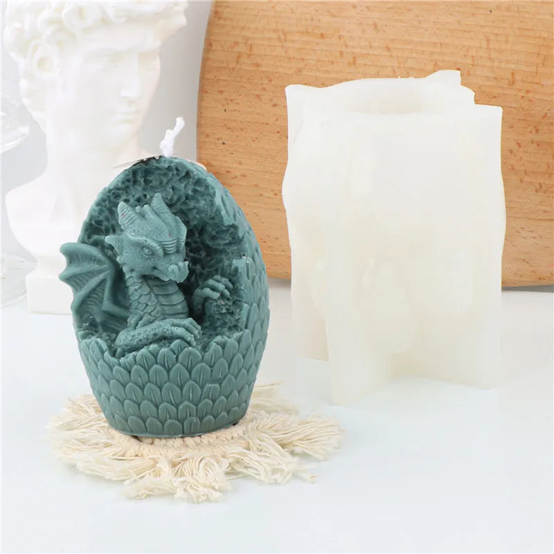 Dragon Egg Candle Silicone Mould