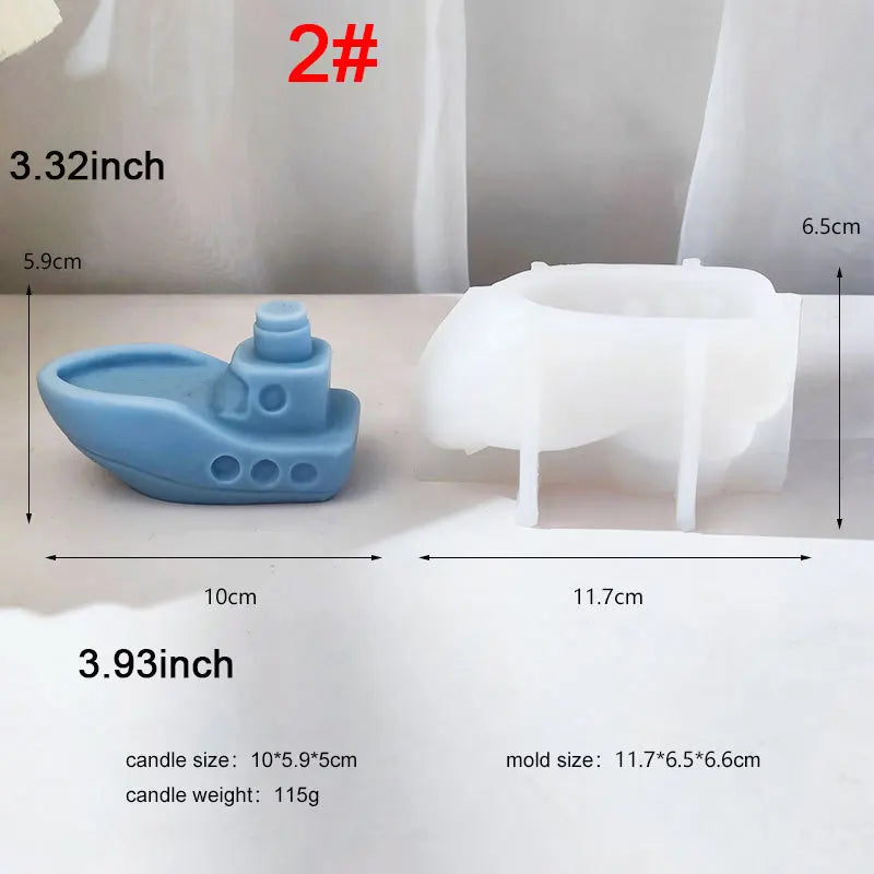 Childhood Cruiser Candle Mould