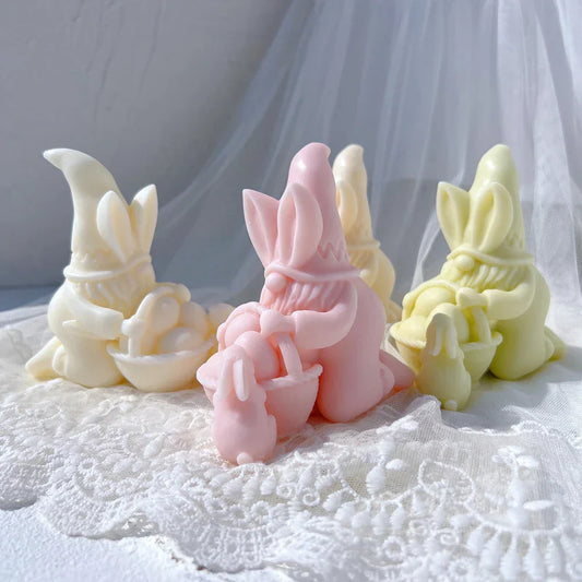 Easter Gnomes Silicone Candle Moulds
